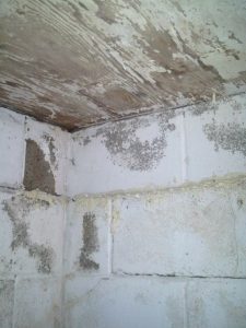 Horizontal cracking in concrete block foundation wall