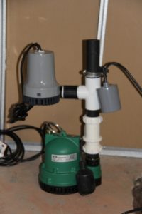 Typical battery back-up system for a residential sump pump